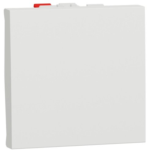 Выключатель кнопочный без рамки Schneider Electric Unica Modular 1-кл. 2 мод. белый картинка